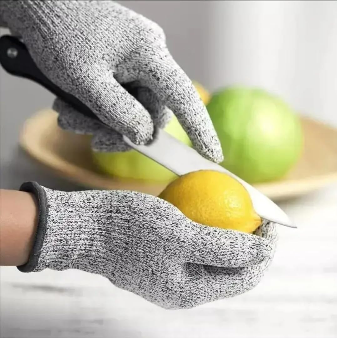 tombick Snijbestendige handschoenen van HPPE, niveau 5 bescherming, CE-gecertificeerd, voor keuken, werk en industrie