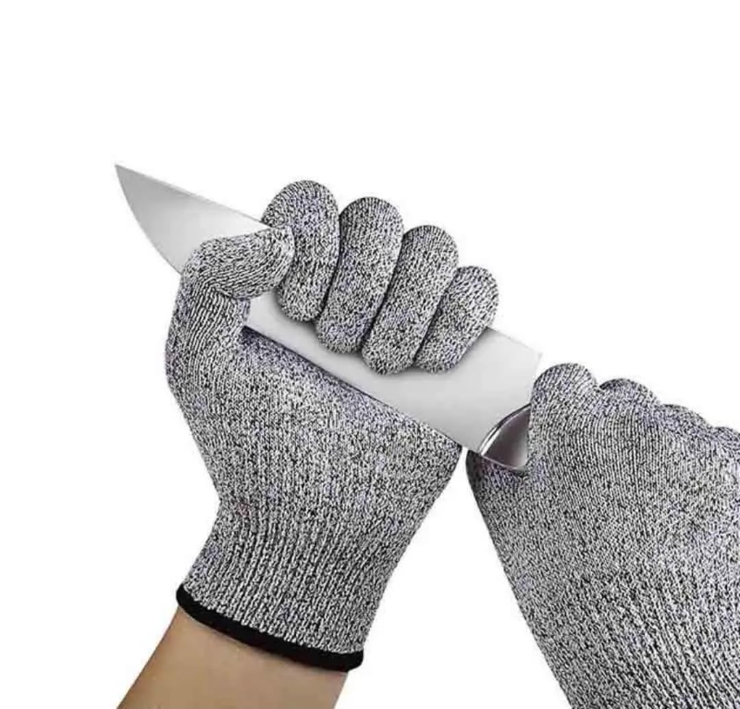 tombick Snijbestendige handschoenen van HPPE, niveau 5 bescherming, CE-gecertificeerd, voor keuken, werk en industrie