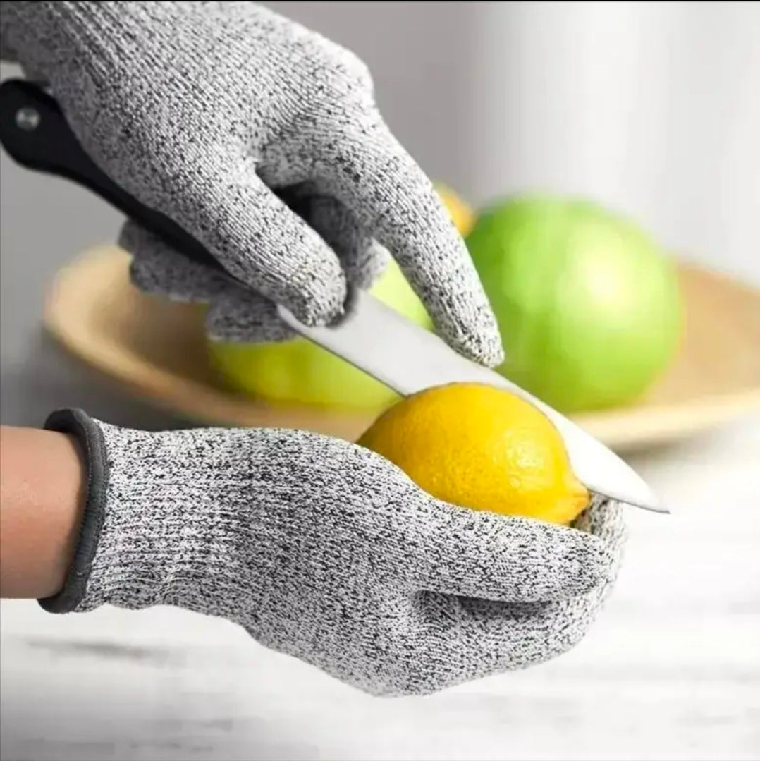 Schnittfeste Handschuhe aus HPPE, Level 5 Schutz, CE-zertifiziert, für Küche, Arbeit und Industrie